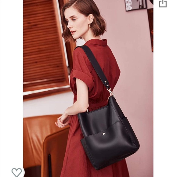 Bostaten tote purse shoulder bucket Bag - Picture 2 of 8